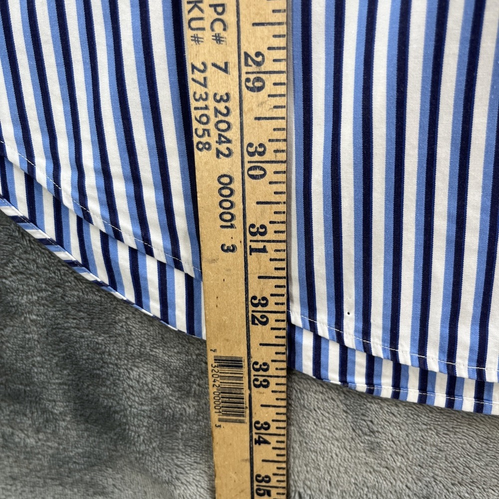 Ralph Lauren Long Sleeve Button Down Shirt Men Size 17.5 34/35 Multi Striped - Picture 5 of 6